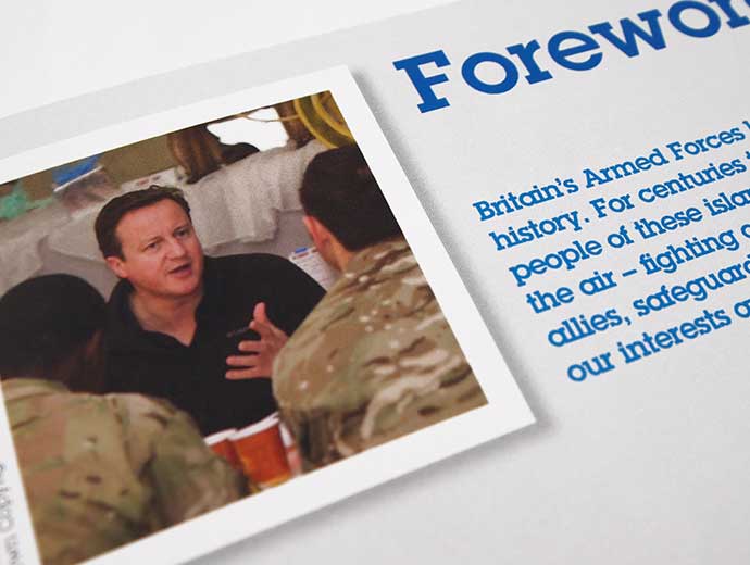 David Cameron British Armed Forces Page 2014